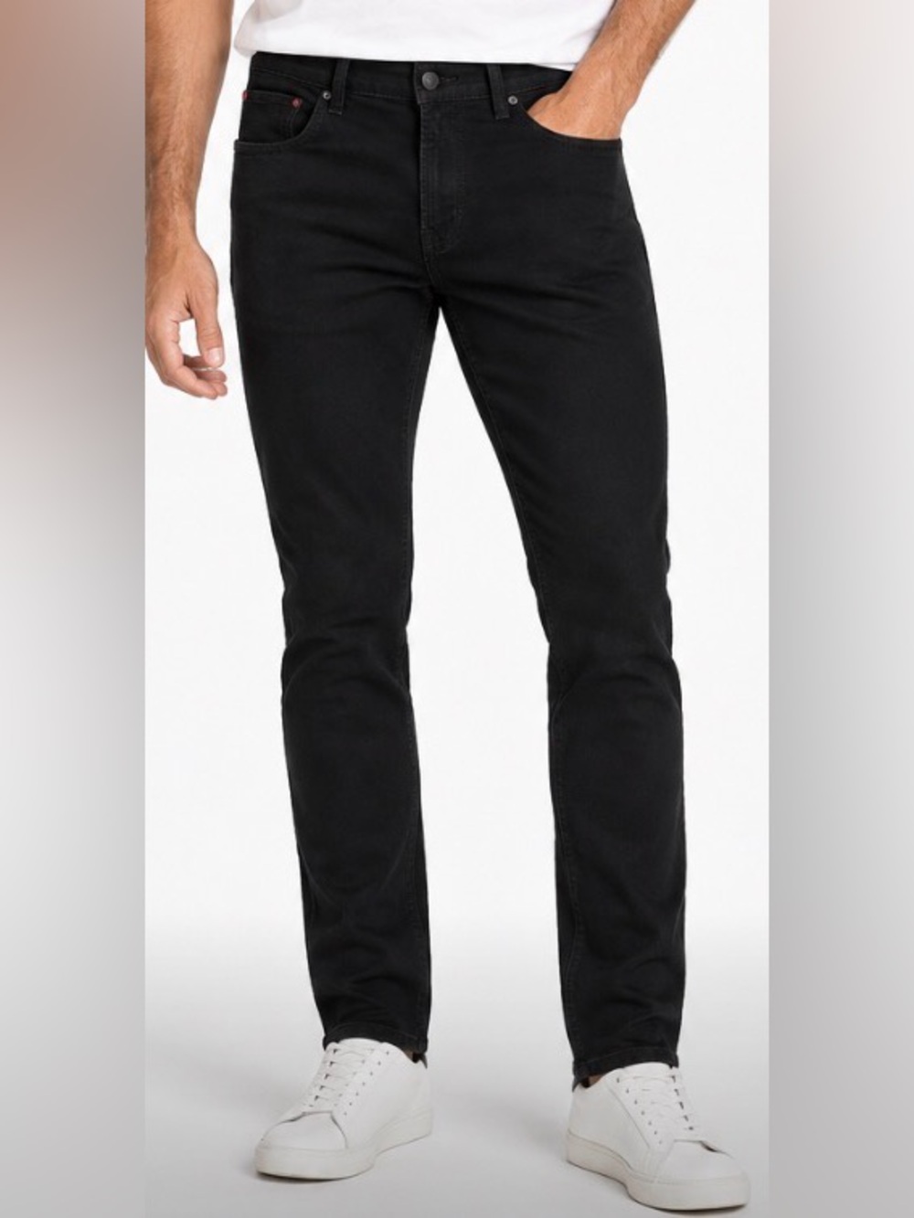 Barkers Japanese Organic Rambler Slim Jeans Black Men’s 34